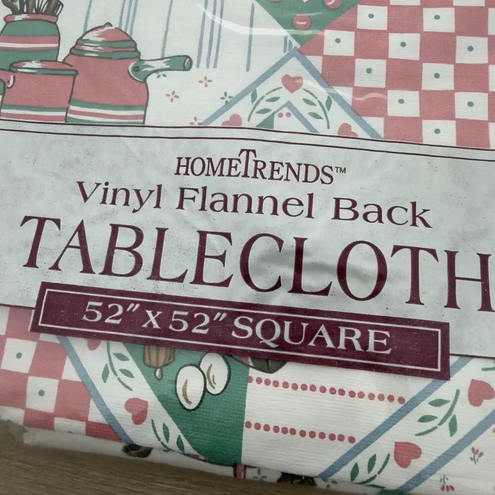 Cottagecore Vinyl Tablecloth 52